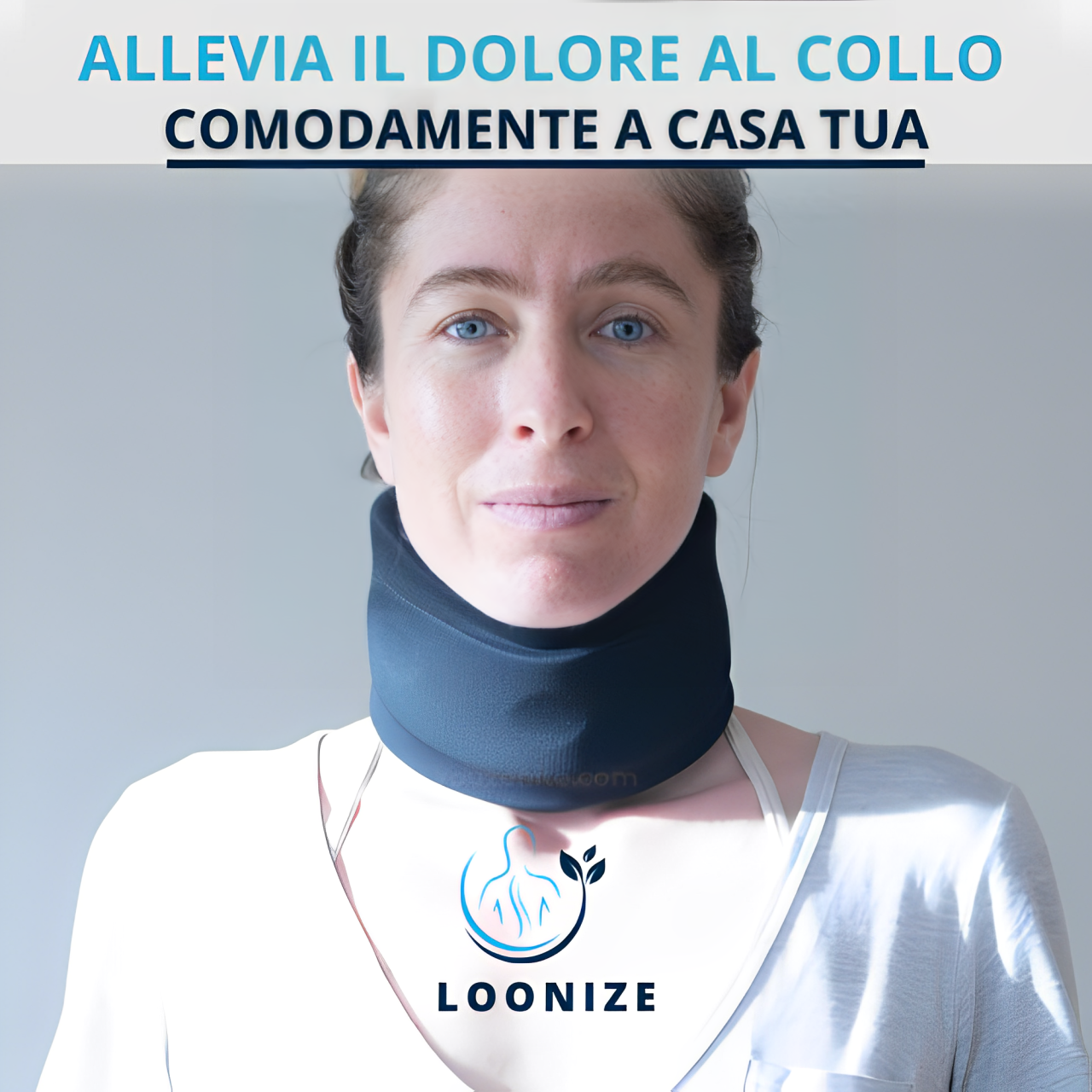 Fascia per alleviare il dolore al collo.